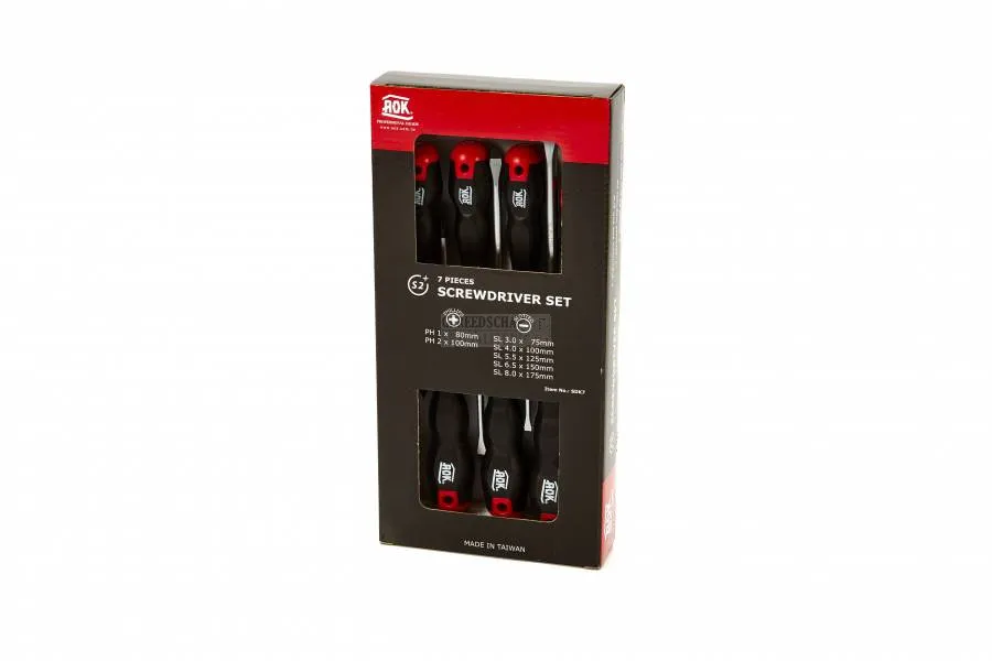 AOK 7DELIGE PROFI SCHROEVENDRAAIERSET PHILIPS  PLAT