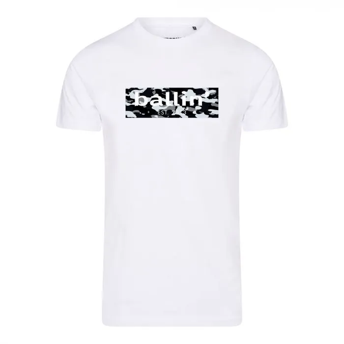 Ballin Est. 2013 Camo Block shirt heren wit