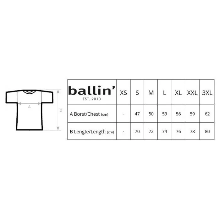 Ballin Est. 2013 Camo Block shirt heren wit