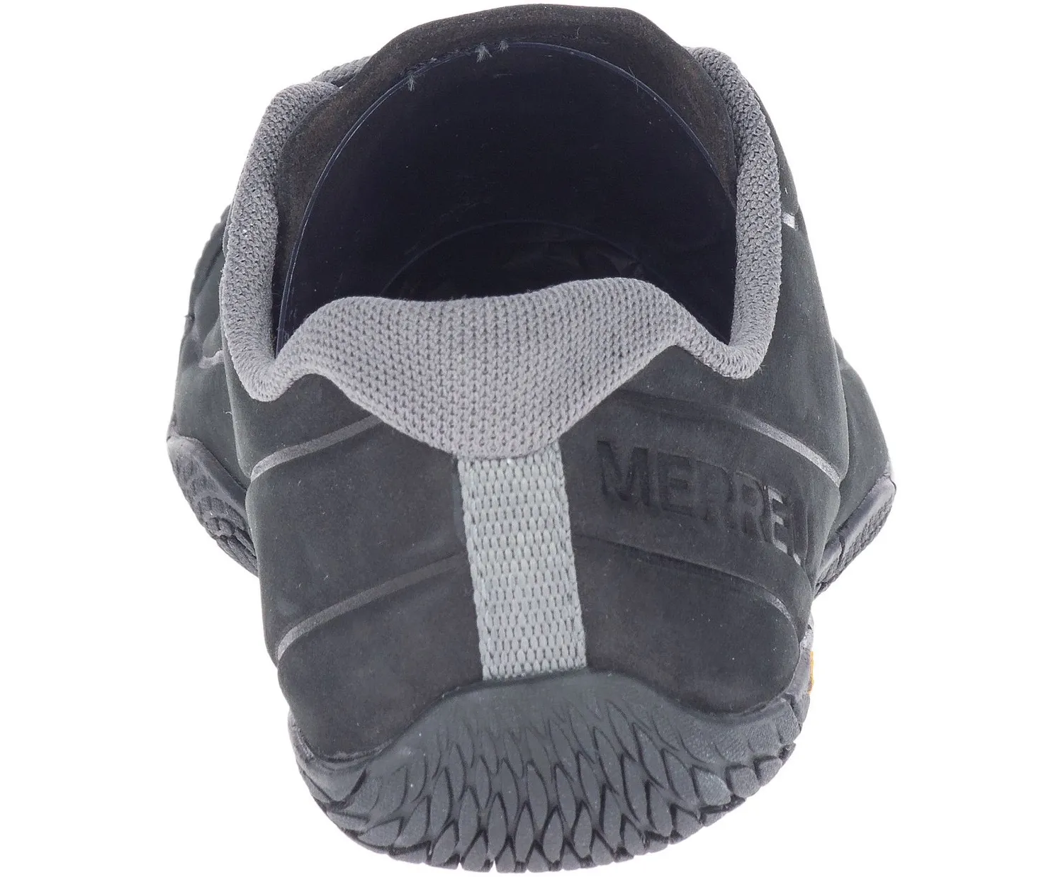 Barefoot Schoen Merrell Women Vapor Glove 3 Luna Leather Black Charcoal