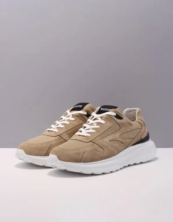 BLACKSTONE AG306  LAGE SNEAKERS  HEREN  BEIGE