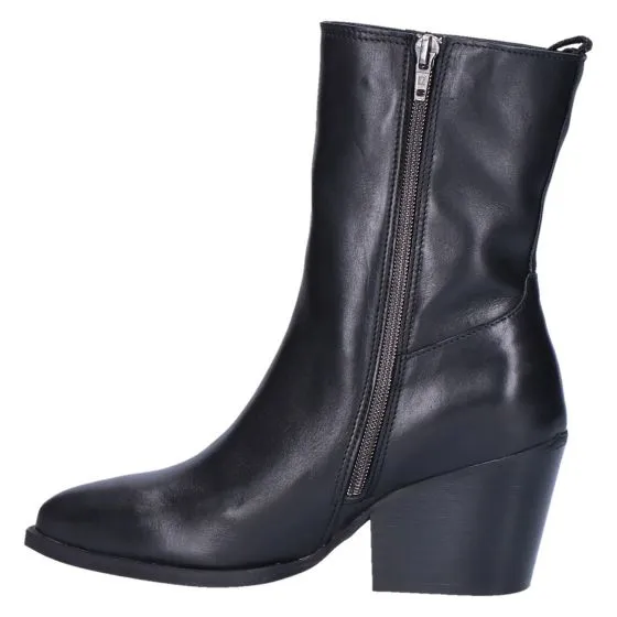Blackstone WL75 Enkellaars black leather 7 cm