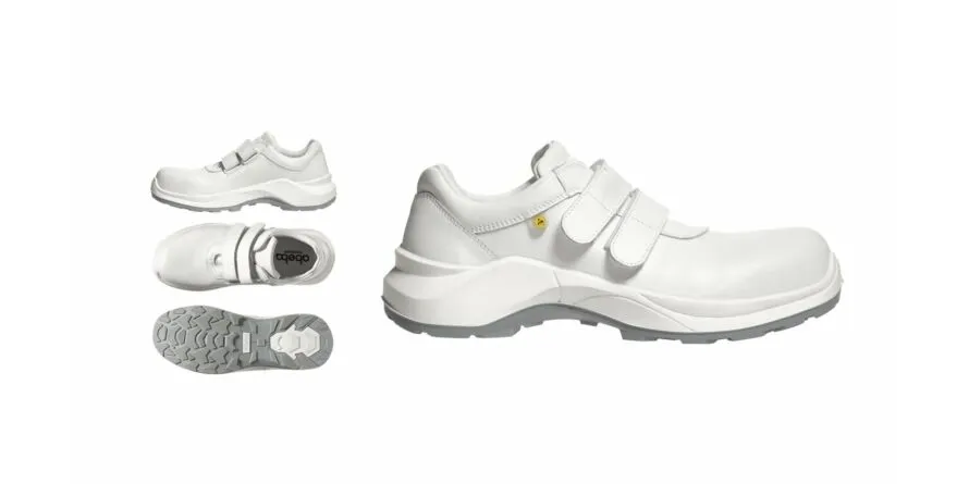 ESD FOOD TRAX LAGE SCHOEN MET KLITTENBANDSLUITING WIT  37