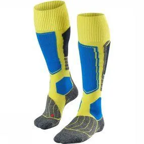 Falke Skisok Sk1 Silk Comfort voor heren – Geel