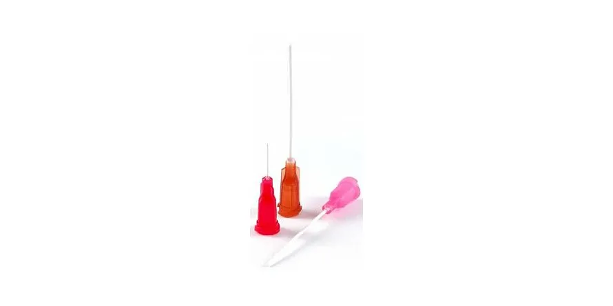 Flexibele doseernaald, gauge 22, zwart, conisch