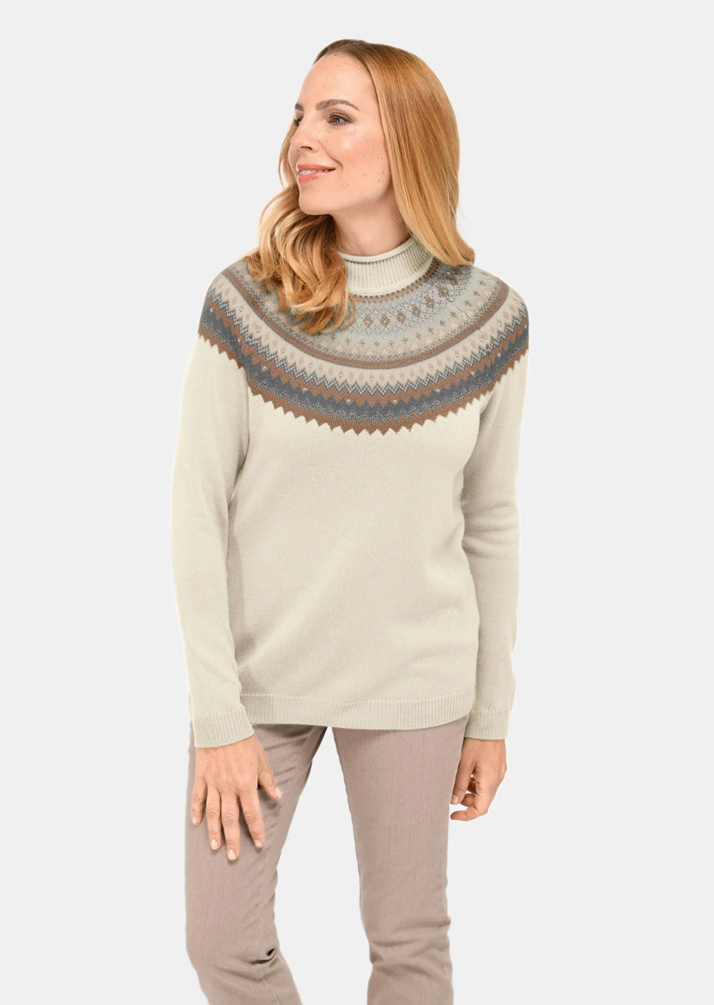 Goldner Pullover