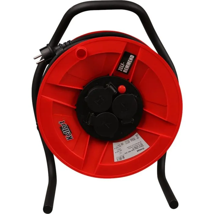 KELFORT KABELHASPEL 50M 3x1.5           EASY REEL 400 (3xAANSLUITING)