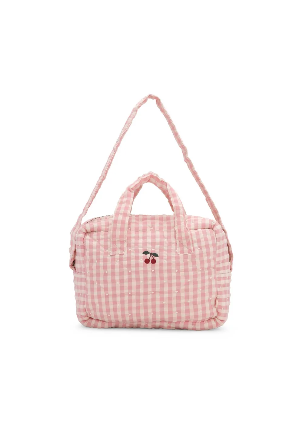 Konges Slojd doll bag tas roze geruit