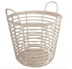 Mand Eco 40L crème hout/PP
