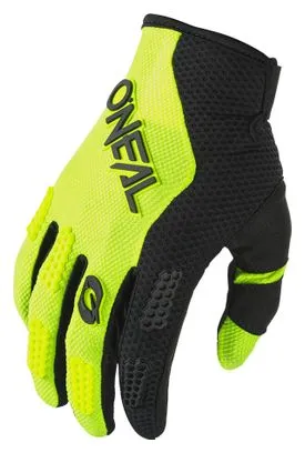 O'Neal Element Racewear Kinderhandschoenen Zwart/Fluorescerend Geel