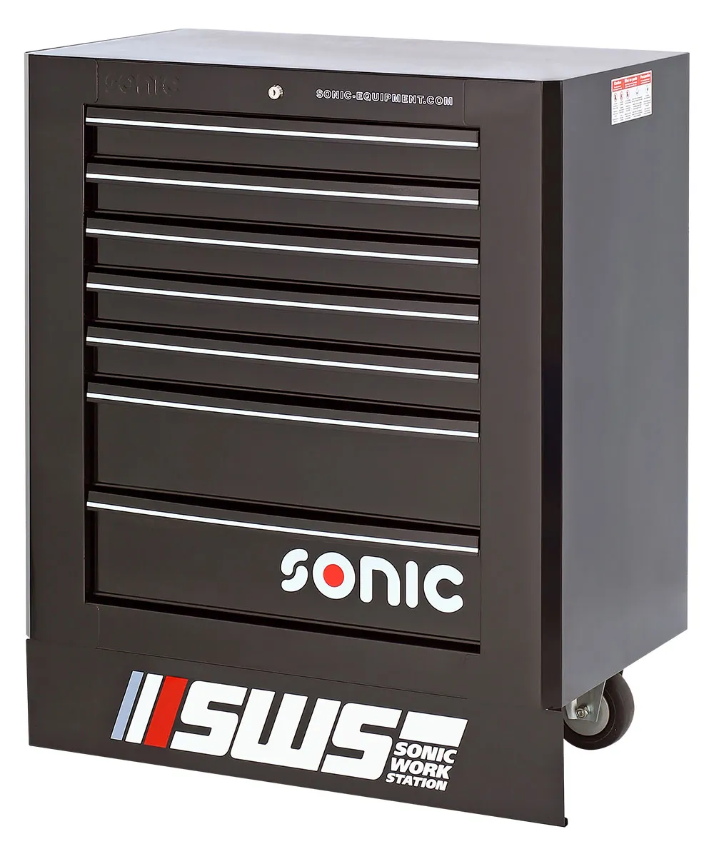 SONIC 737725 GEVULDE SWS OPSTELLING 378DLG. ZWART