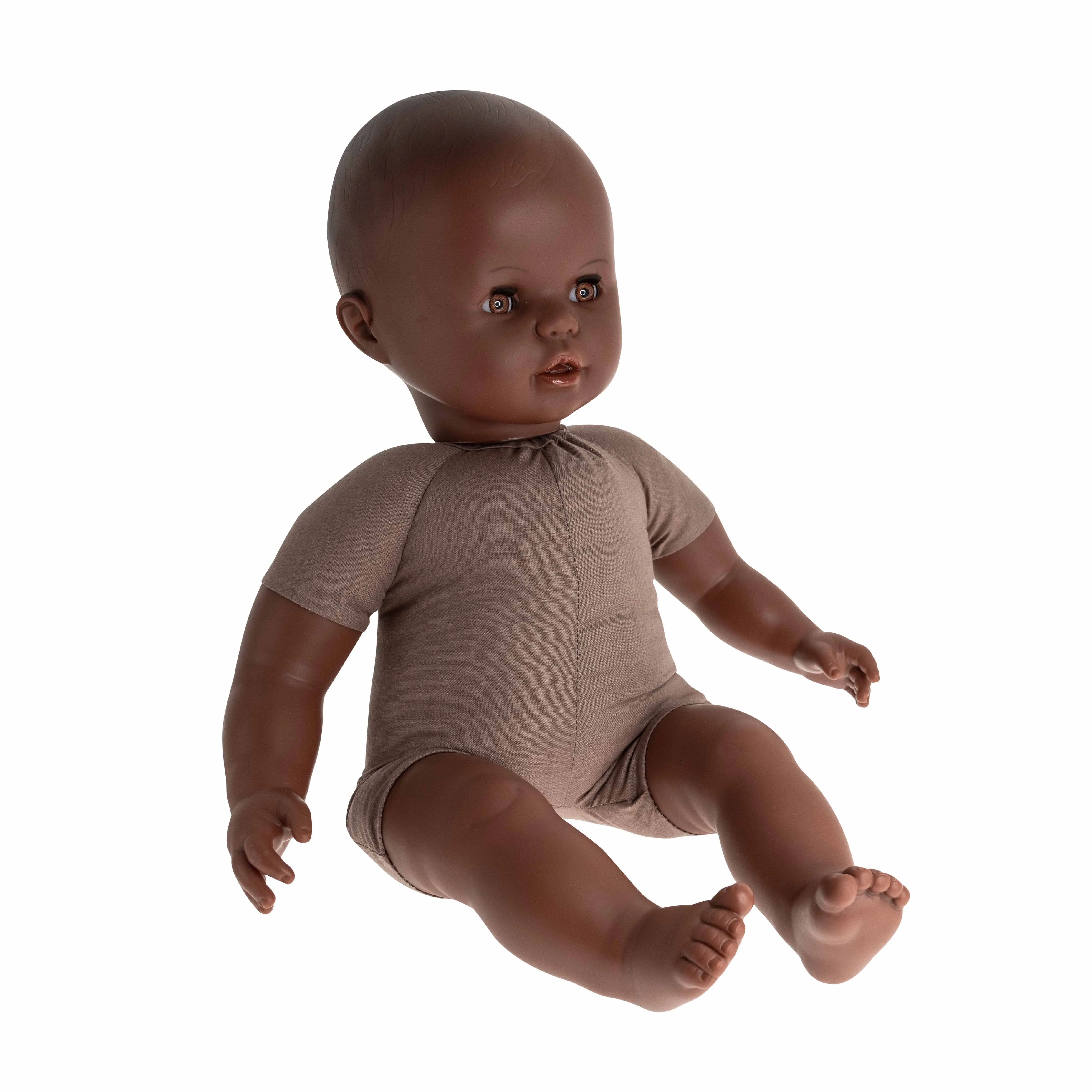 Speelgoedpop |  Stoffen lijfje | Afrikaans | 50 cm