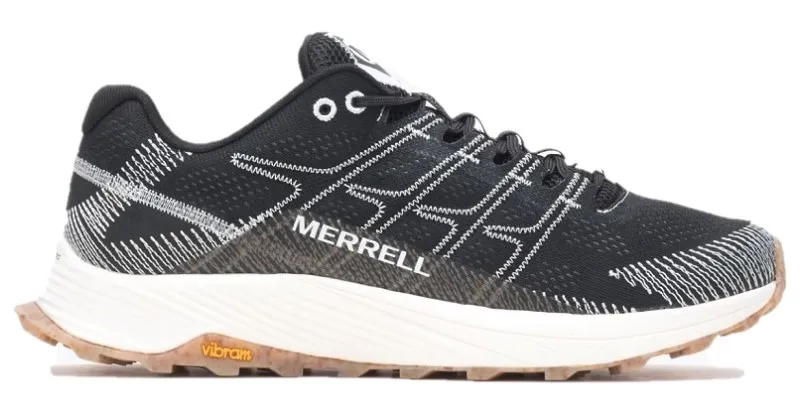 Trailrunning Schoen Merrell Men Moab Flight Solution Dye Black/White