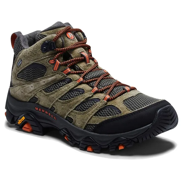 TREKKINGSCHOENEN MERRELL MOAB 3 MID GORETEX OLIVE