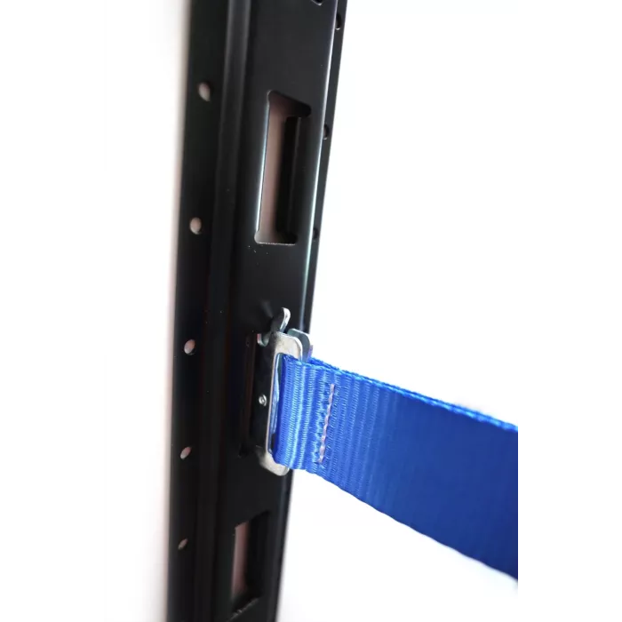 VERTICALE BEVESTIGINGSRAIL /  ETRACKRAIL  3M  STAAL  ZWART