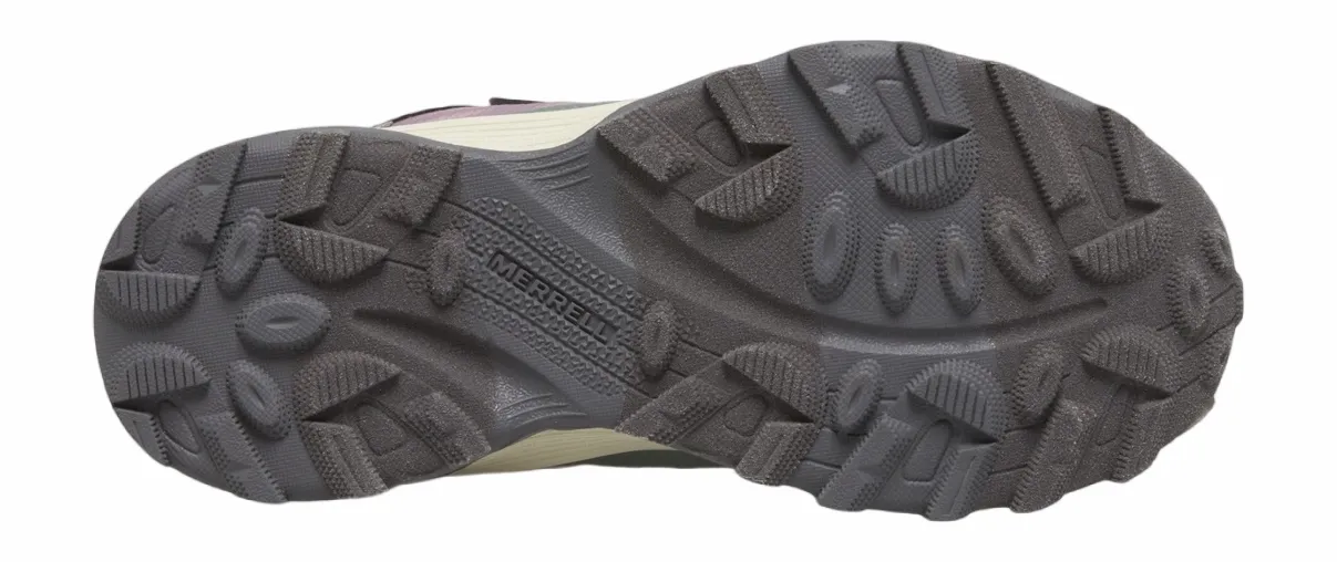 Wandelschoen Merrell Girls Moab Speed Mid AC Waterproof Dusty Pink Olive