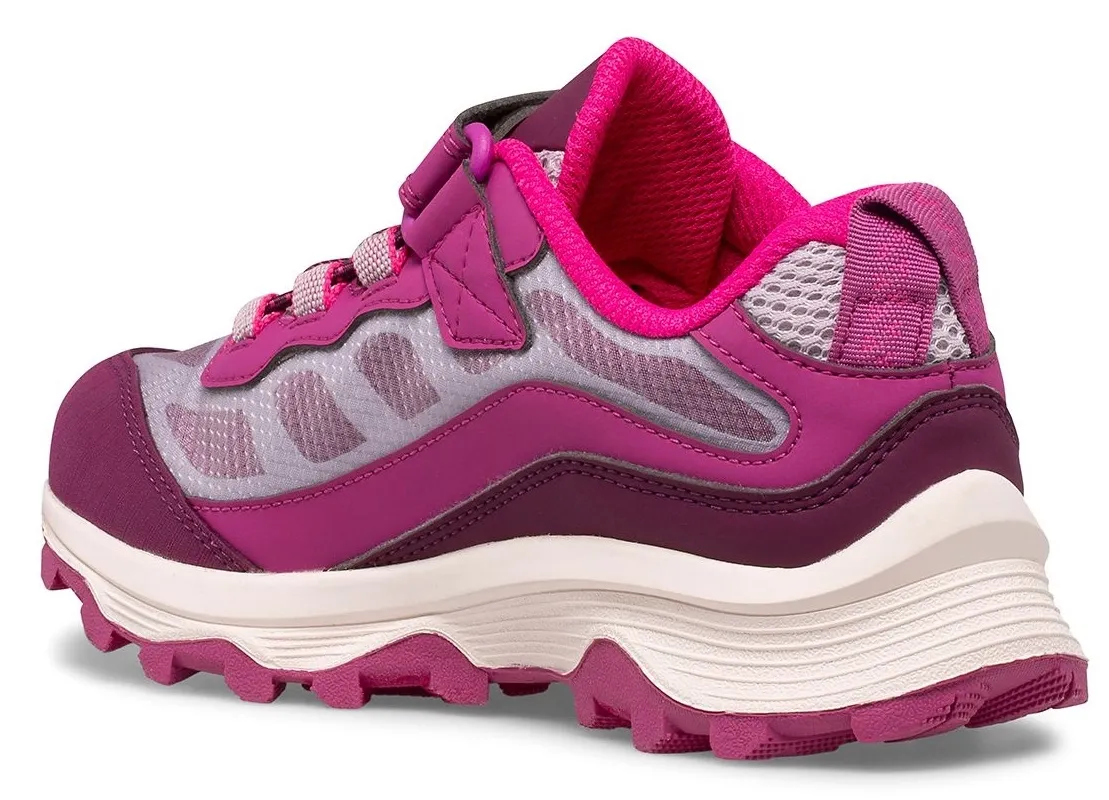 Wandelschoen Merrell Kids MOAB Speed Low A/C Waterproof Grey Berry