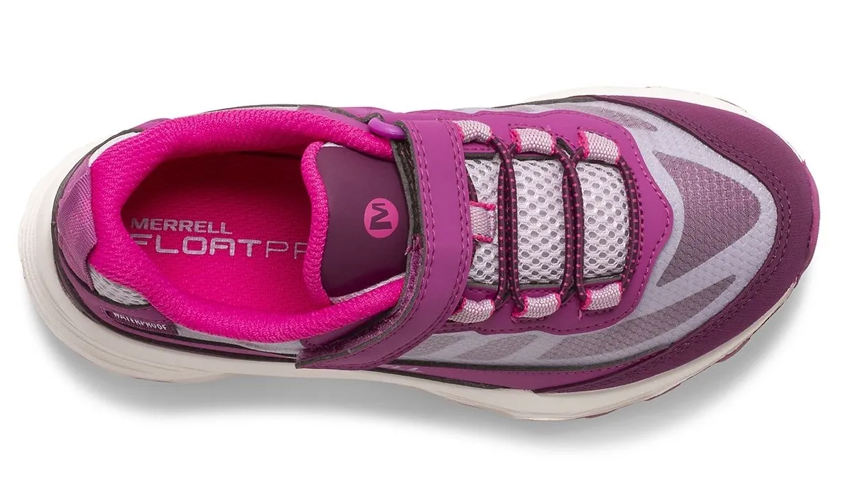 Wandelschoen Merrell Kids MOAB Speed Low A/C Waterproof Grey Berry