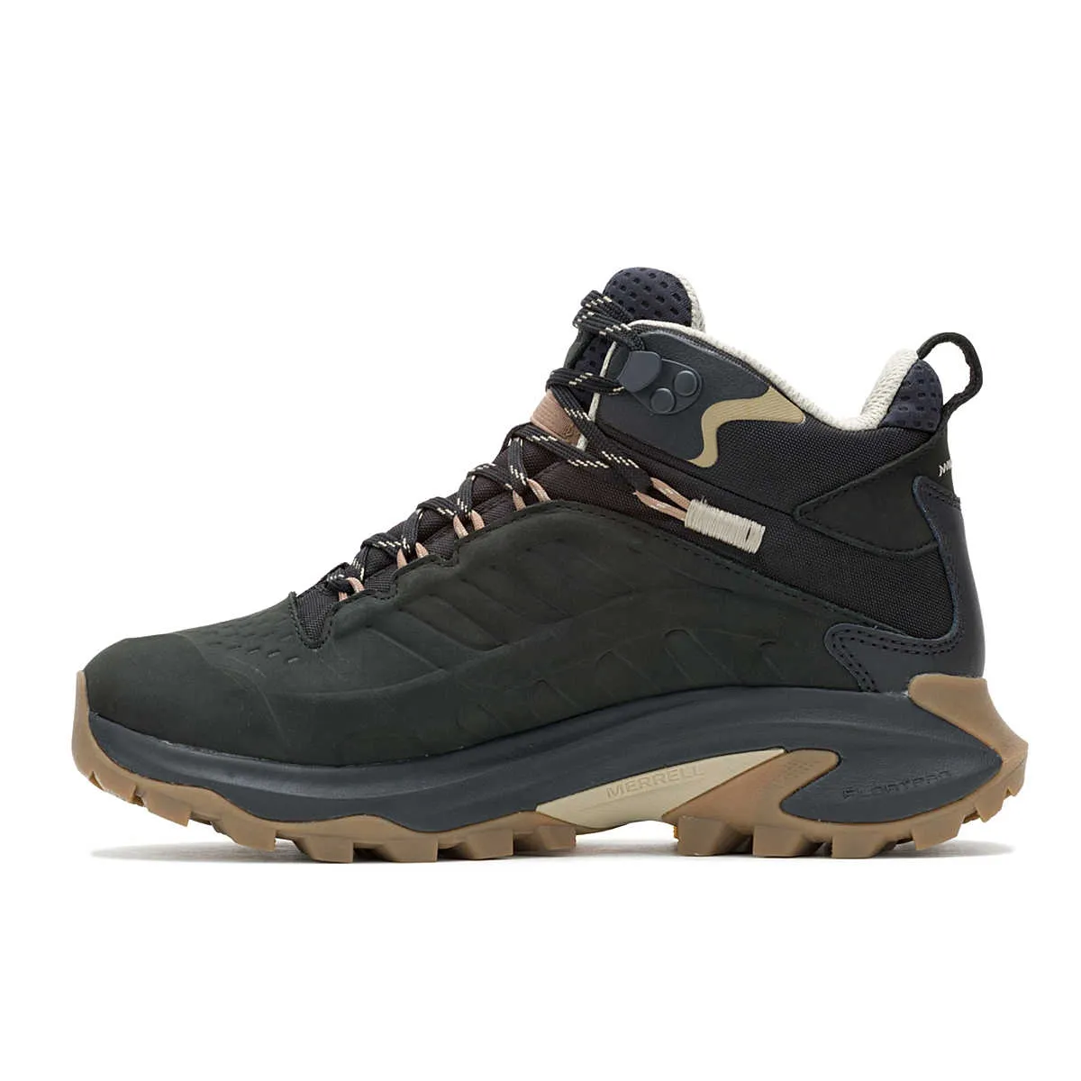 Wandelschoen Merrell Women Moab Speed 2 Ltr Mid Wp Black