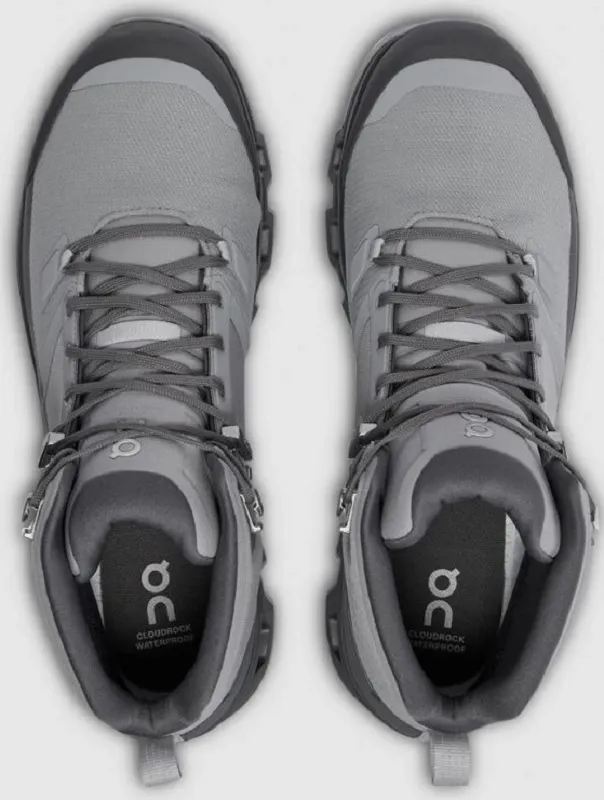 Wandelschoen On Running Men Cloudrock 2 Waterproof Alloy Eclipse